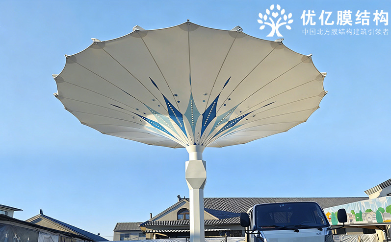 高科技遮阳伞   文旅景区适配