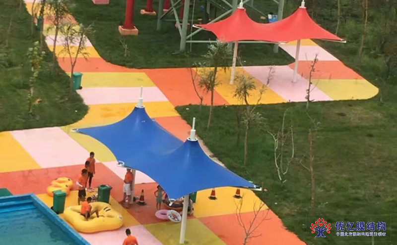 膜结构停车棚都有什么颜色