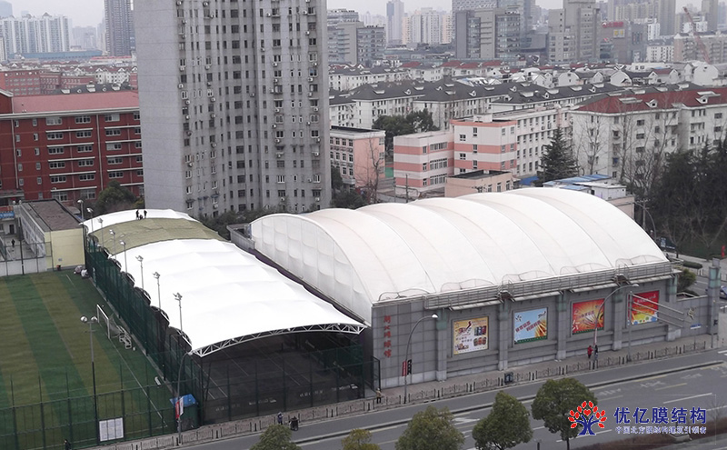 膜结构球场棚