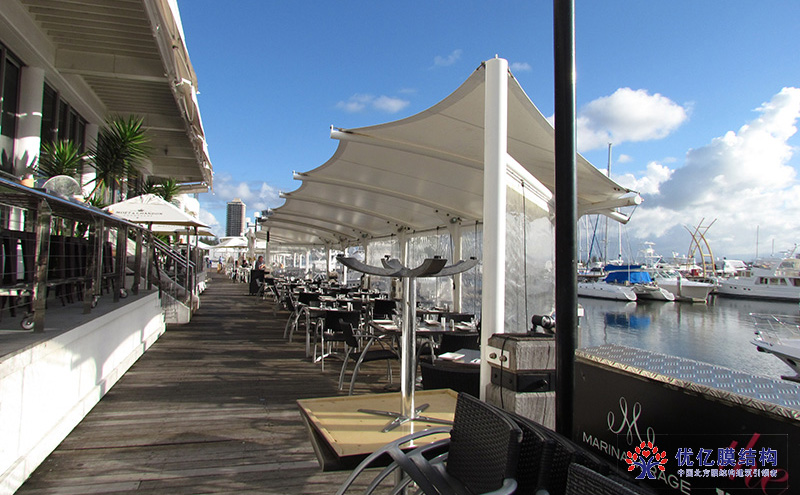 海邊景觀遮陽棚
