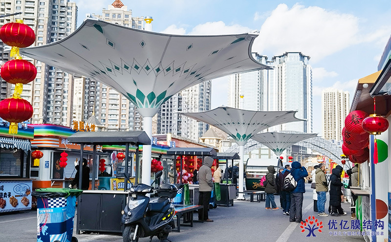 星海广场30把「海韵」系列遮阳伞圆满落成