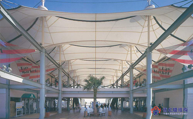 風(fēng)情街連帽遮陽棚