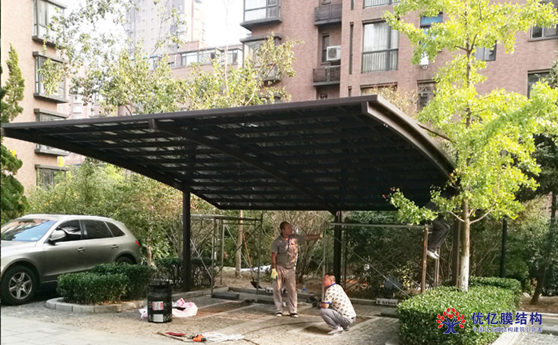 盘锦小区铝合金车棚