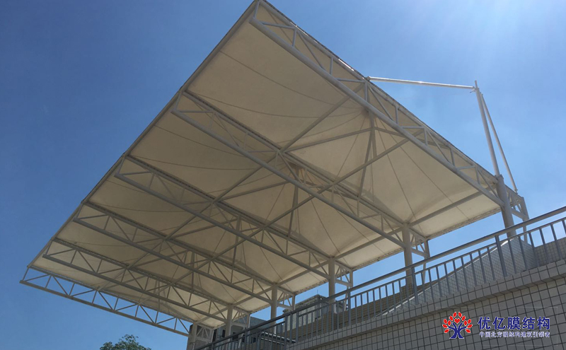 河北某高中——体育看台棚