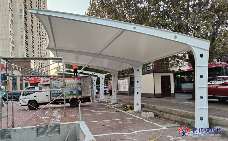 沙河口区7字型停车棚