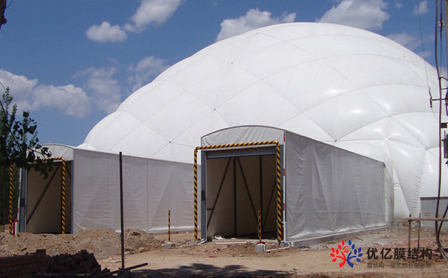 气膜全封闭煤棚