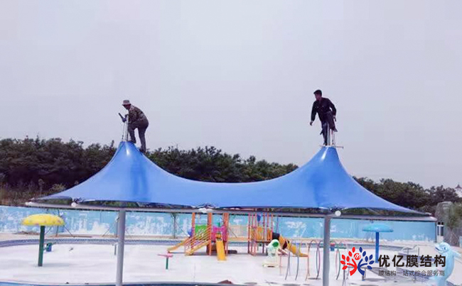 儿童乐园张拉膜景观