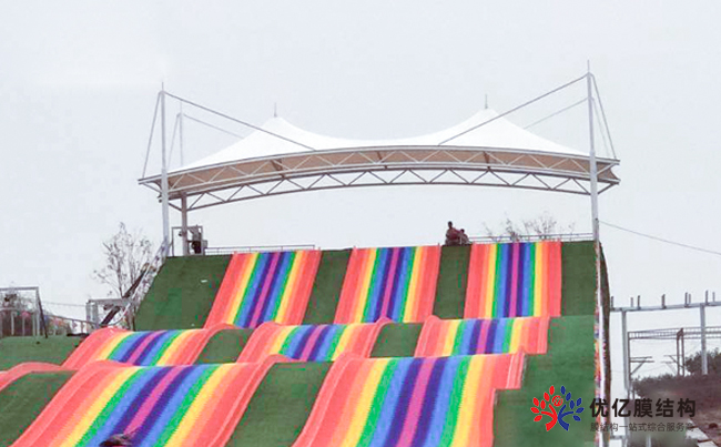 张拉膜结构景观棚