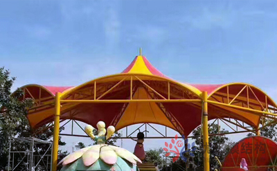 通化县游乐场张拉膜景观