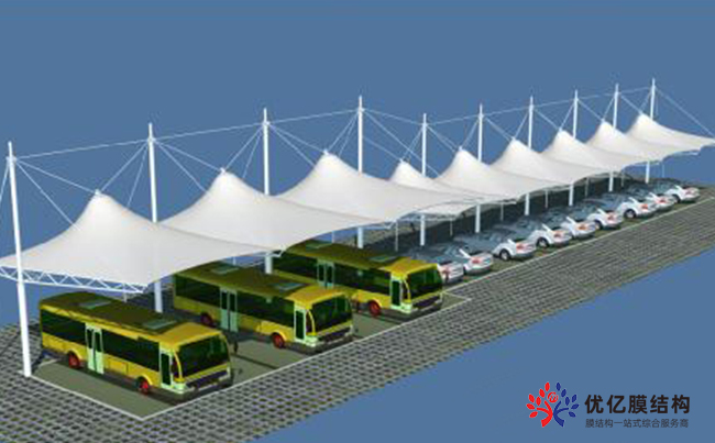 膜结构车棚