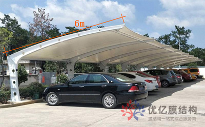 大连市开发区膜结构车棚工程