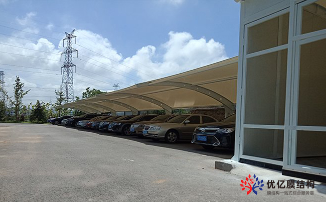 大连城郊检察院膜结构车棚