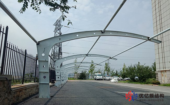 大连城郊检察院膜结构车棚