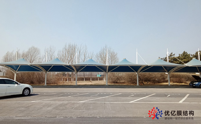 膜结构车棚 膜结构车棚