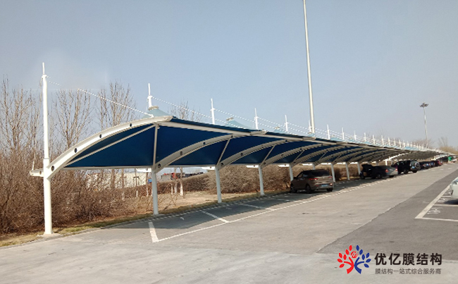 沈大高速服务区膜结构车棚