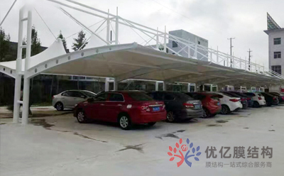 新民市政管理处膜结构停车棚工程