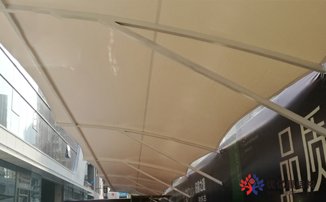 中信地产售楼处膜结构停车棚