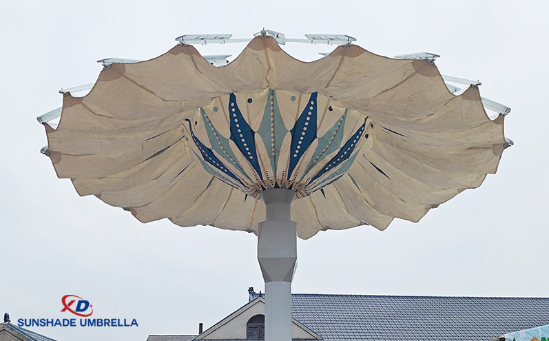 高科技遮阳伞   文旅景区适配