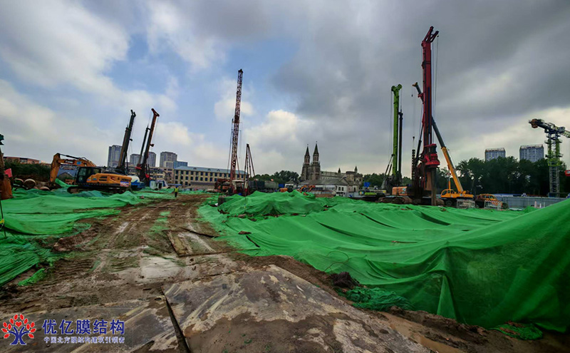 基坑气膜——安全·高效·环保的基坑防护专家